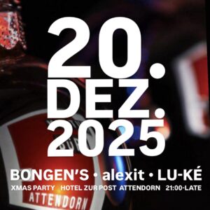 Xmas Party in Attendorn, Bongen's, Alexit, LU-KE