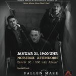Monocene Release-Show, Fallen Maze, Noisebox, Attendorn